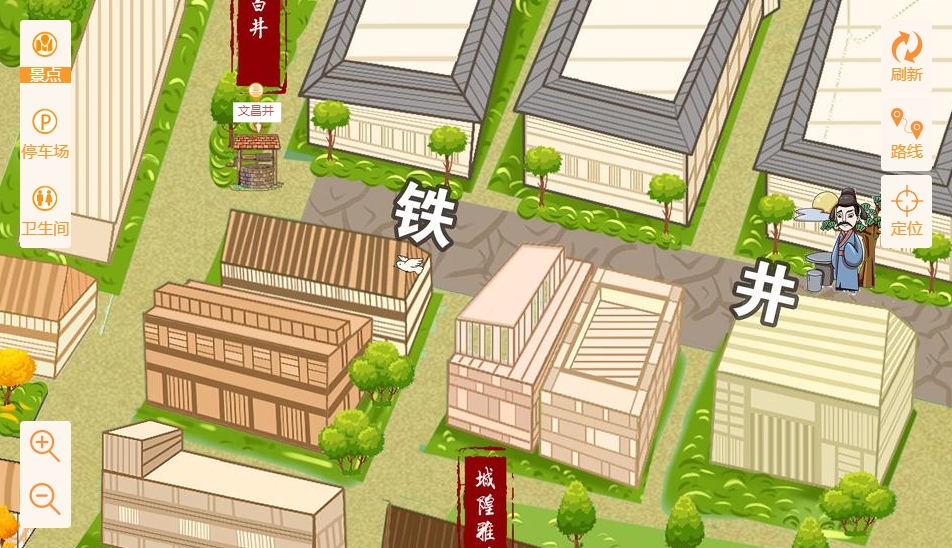 柳北智慧景区：手绘地图与语音导览的完美融合